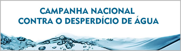 banner campanha contra o desperdício de água